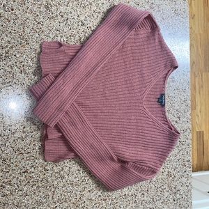 Pink long sleeve sweater from target